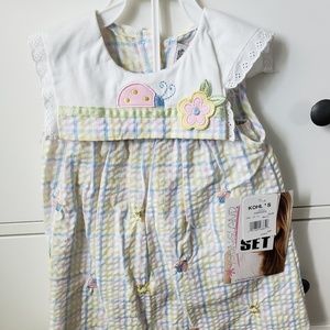 Girls Dress Set, NWT
